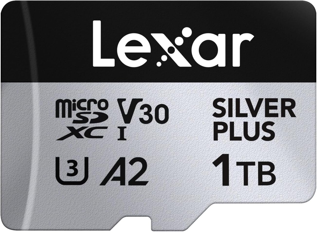 Lexar 1TB Silver Plus 205mb 4K V30 UHSI Micro SD Memory Card