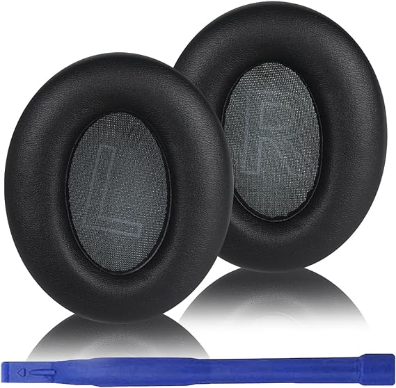 Adhiper Replacement Ear Pads for Soundcore Q20 Q20i Headphones - Black