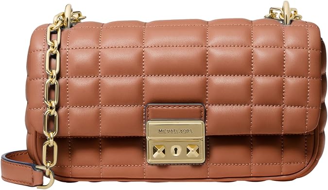 Michael Kors Womens Tribeca Small Convertible Chain Shoulder Bag