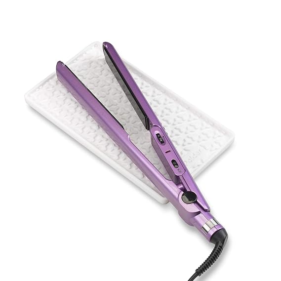 Polder Heat Resistant Hot Mat for Hot Hair Styling Tools (White)