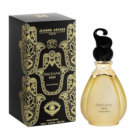 Jeanne Arthes - SULTANE OUD Eau de Parfum - Spray perfume for women - Oriental Scent - Notes of Rose, Saffron, Geranium - Made in France - 3.38 Fl.oz