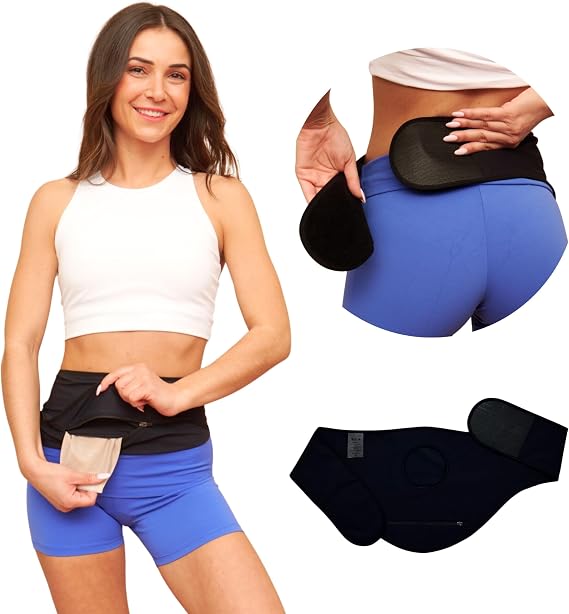 SIIL Ostomy Bag Covers for Women | Colostomy Belt | FSA&FHA Approve | Stoma Pouch | Illeostomy Cover | Stoma Pouch | Ostomy Wrap (X-Small)