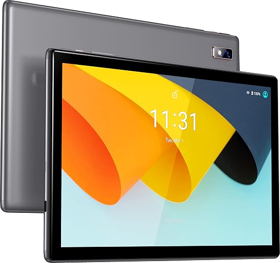 BYYBUO Tablet 10.1 inch Android 15 Tablets,8GB RAM+64GB ROM