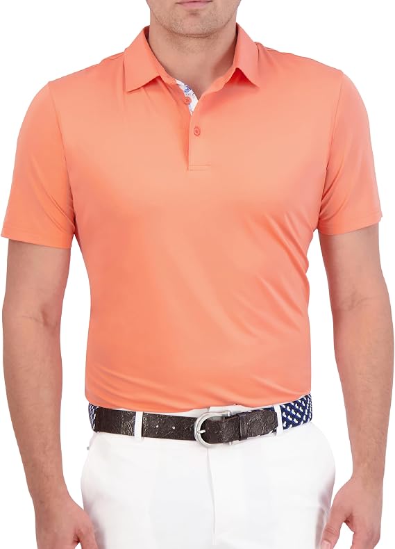 Robert Graham Men's Axelsen Short Sleeve Knit Polo Golf Shirt