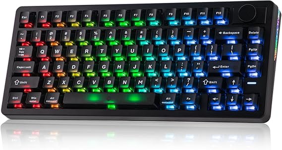 EPOMAKER HE75 V2 Hall Effect Gaming Keyboard, 8K Polling & 0.1ms, 8000mAh