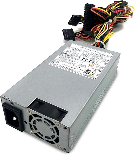 FSP Group Mini ITX Solution/Flex ATX 80 Plus Platinum 500W Pmbus V1.2 High Efficiency Power Supply (FSP500-50FSPT)