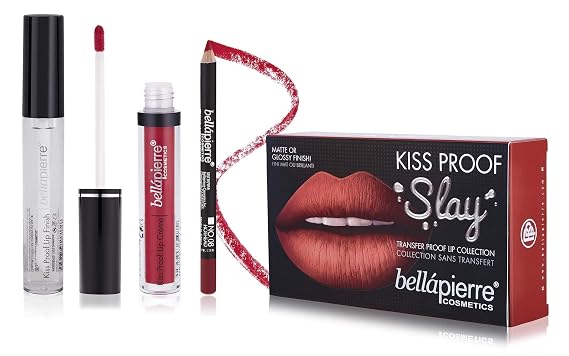 bellapierre Cosmetics Ombre Kiss Proof Slay Lip Kit - Hothead, COSBEL081