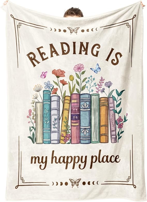 Book Lovers Gifts, Reading Blanket Gifts for Book Lovers