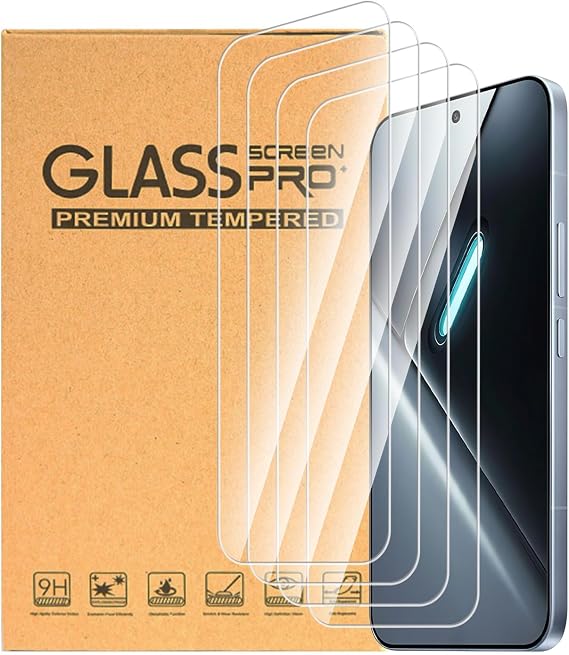 4 Pack Tempered Glass Compatible with POCO X8 Pro Max 6.8 inch Screen Protector - 9H Hardness HD Clear Anti-Fingerprint Protective Film