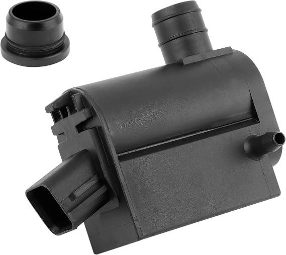Windshield Washer Pump Replacement OEM#98510-1C100,98510-2K000 with Grommet,Windshield Wiper Pump Compatible with Kia Hyundai,Standard Windshield Washer Fl(for Kia)