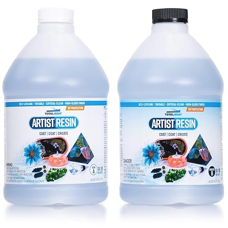 TotalBoat Artist Epoxy Resin - 1 Gallon Kit for Resin Art and Crafting