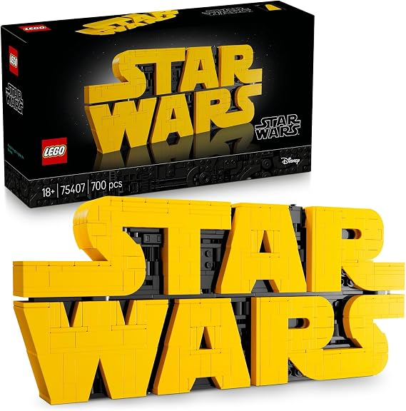 LEGO Star Wars Parçalarla Yapılan Star Wars Logosu 75407