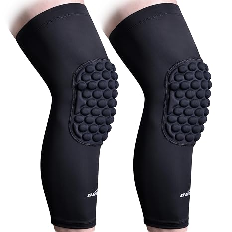 COOLOMG Basketball Knee Pads for Football Volleyball Sports Youth&Adult