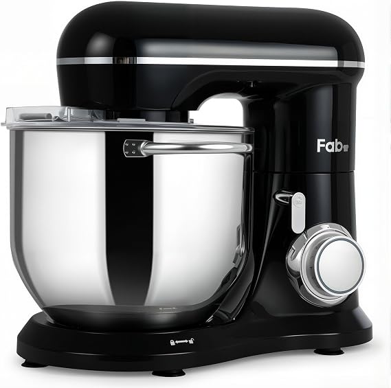 Fab by Kitchen in the box Stand Mixer, 8L Large Electric Food Mixer, 2000W