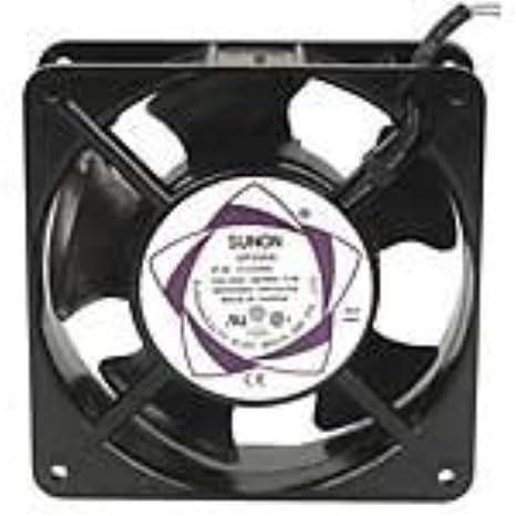 SUNON DP200A-2123XBL-ROHS Tubeaxial Fan, 220 VAC, 117 CFM, 50 dBA, 120 mm x 120 mm x 38 mm Size