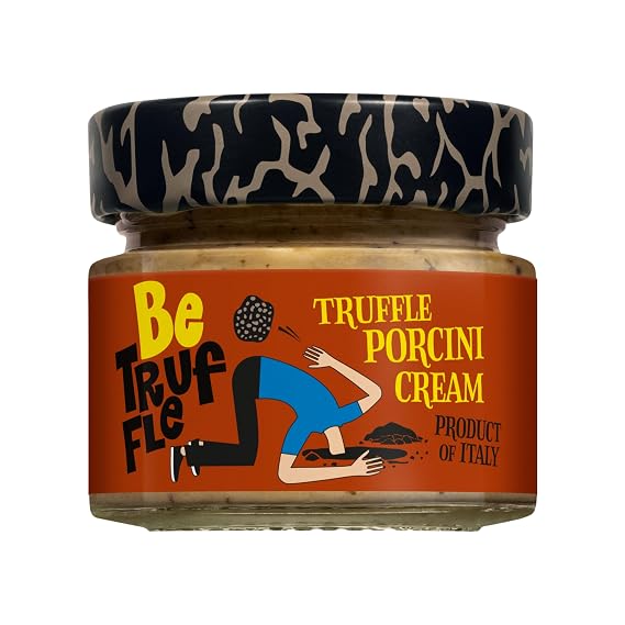 Be Truffle - Truffle Porcini Cream 2,8 OZ - 80g - 100% Made in Italy - Cholesterol-Free, Gluten-Free