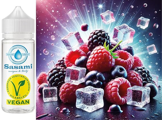 Berry Breeze Raspberry Blackberry Ice Flavor Concentrate Vegan Sasami 10ml