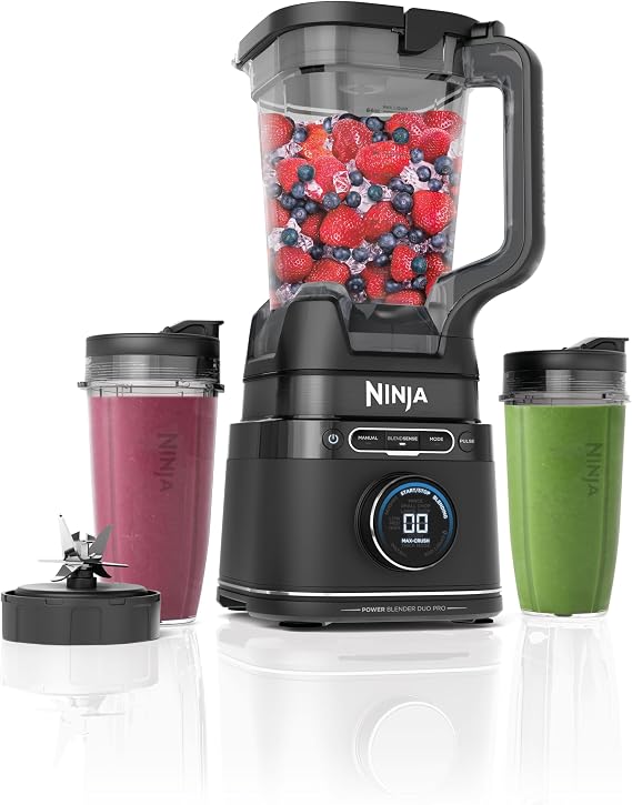 Ninja 2-in-1 Detect Power Blender Pro & Single Serve, Black, TB301UK