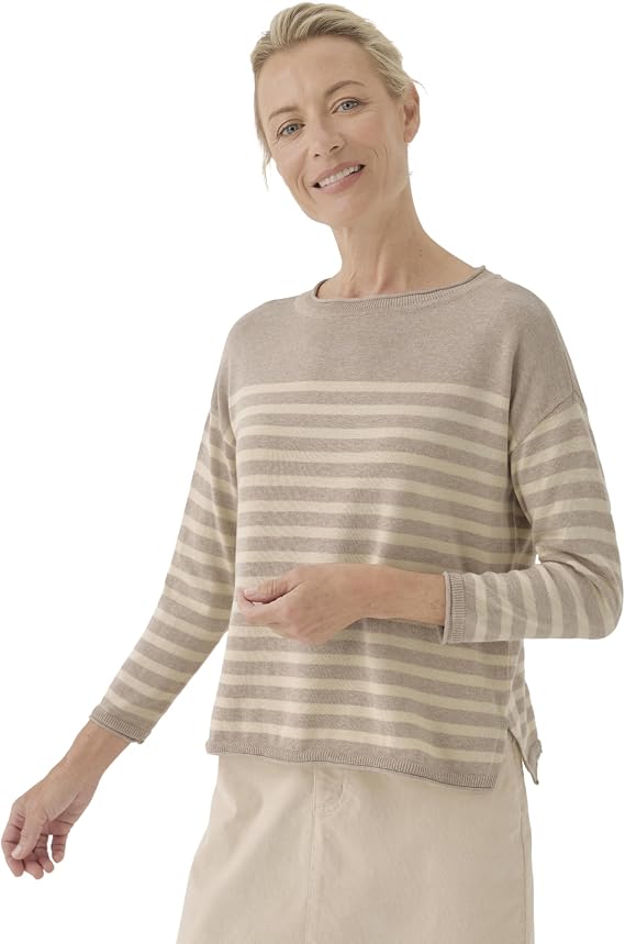 Pact Organic Cotton Women's Knit Wide Neck Sweater