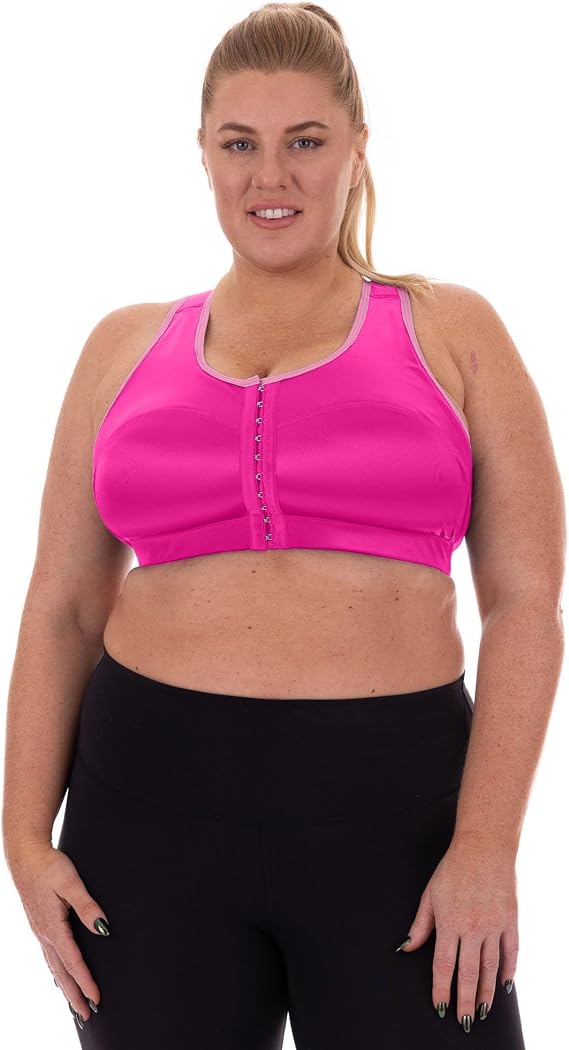 ENELL Women's Full Coverage Racerback Sports Bra (102)