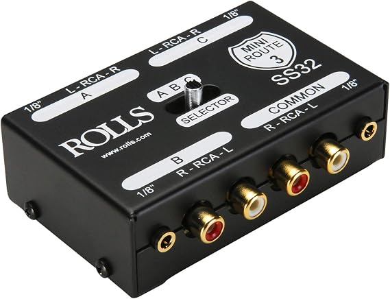 rolls SS32 3-Way Stereo Switch