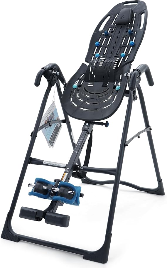 TEETER EP-560 Inversion Table w/Accessories for Back Pain Relief - FDA - Registered, UL Safety Certified, 300 lb Capacity, Designed & Patented in USA