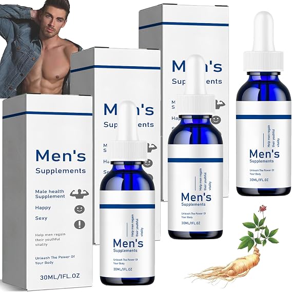 Revitahepa Blue Direction Benefit Drops for Men,Secret Drops for Strong Men,Enhancing Sensitivity and Pleasure, Improve the Quality of Love and Make Her Love You More(3pcs)
