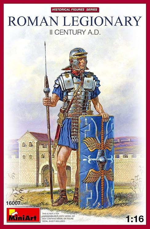 Miniart 1:16 Scale Roman Legionary II century A.D. Plastic Model Kit