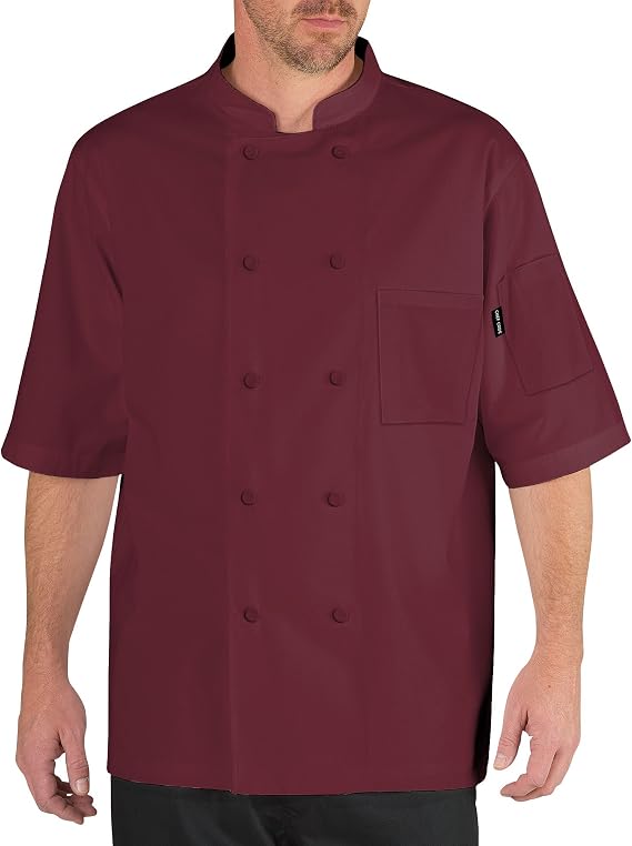Chef Code Men's Cool Breeze Back Vent Chef Coat