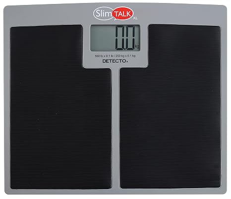 SlimTALKXL Talking Bathroom Scale by Detecto- 550lb Capacity