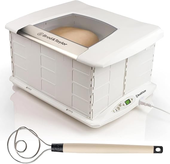 Brod & Taylor Folding Proofer + Dough Whisk (Bundle)