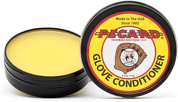 Baseball Glove Conditioner 2.5 oz Leather Softener & Waterproofer For Baseball Gloves, Softball Gloves, and Other Leather Items - Made In USA