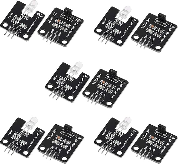 5 Sets Digital 38khz Ir Receiver Ir Transmitter Sensor Module Kit for EK8477.