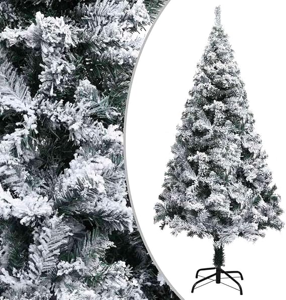 Artificial Pre-lit Christmas Tree with Ball Set LEDs Green 47.2" Arboles De Navidad Con Luces Christmas Tree Fake Tree Arbol De Navidad for Office Room Porch Living Room