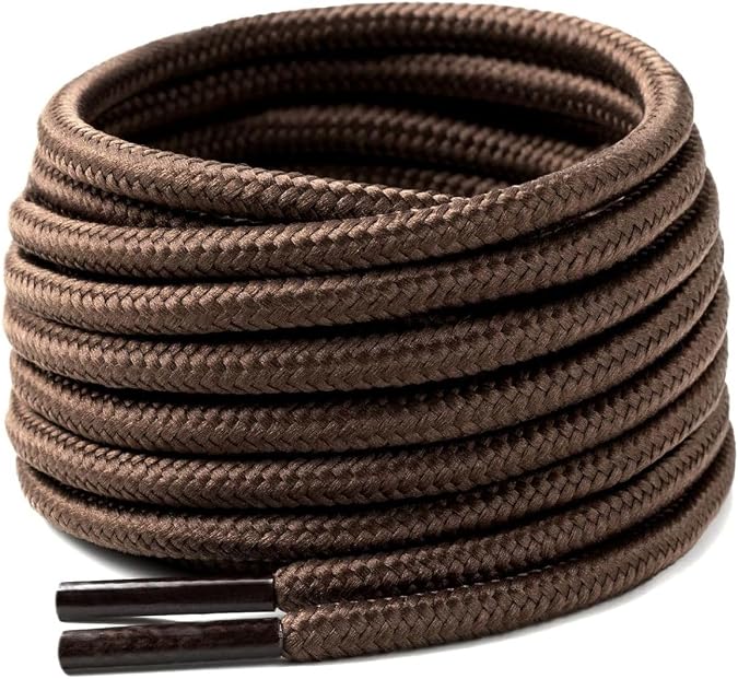 Smart Laces Strong Round Boot Laces 120cm Long For Steel Toe Cap, Walking, Hiking, Work, Grafters Work Boots