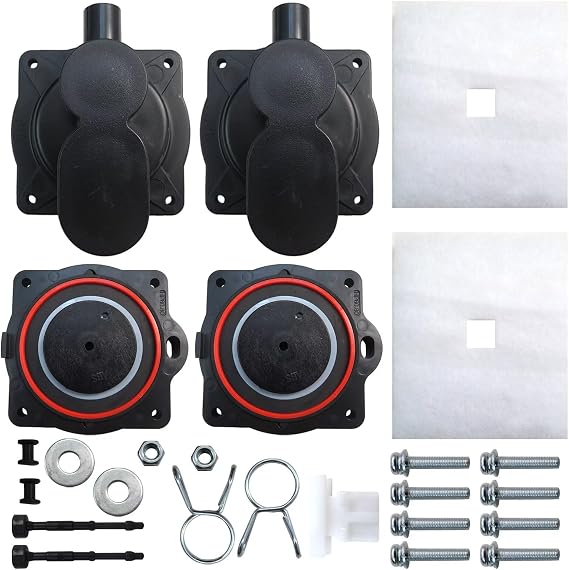 Updated for HP60/80 Air Pump Rebuild Complete Kit for Hiblow HP 80 HP 60 Aerators HP-80-0110, with White Switch