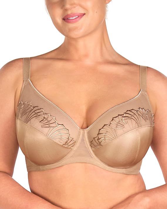 HSIA Minimizer Bras for Women Full Coverage Pearl Shimmer Plus Size Bra