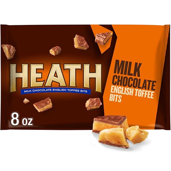 HEATH Chocolatey English Toffee Baking Bits Bag, 8 oz
