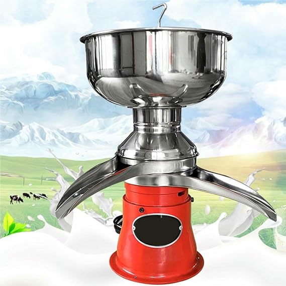 Revolutionize Your Milk Processing: Electric Milk Cream Centrifugal Separator - Stainless Steel, 50L/H for Cow & Goat Milk Cream Extraction~/