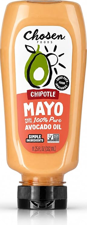 Chosen Foods, Avocado Oil Chipotle Squeeze Mayo, 11.25 Ounce