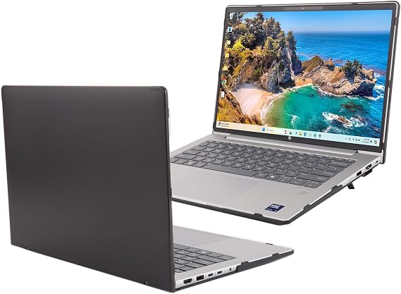 mCover Case ONLY Compatible for 2024 ~ 2025 14-inch HP ProBook 4 G1iR | G1ah Series, ProBook 440/445 G11 and EliteBook 640 | 645 G11 Series Windows Notebook PC (NOT Fitting Other HP Models)- Black