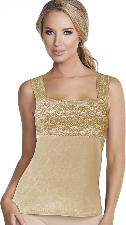 Square Neck Underwire Bra Camisole
