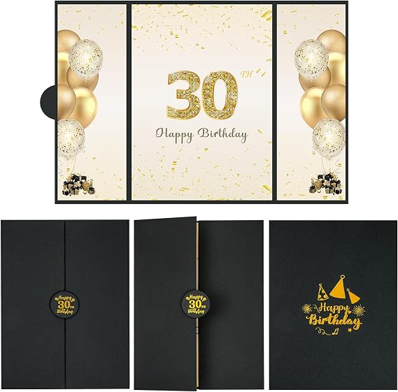 30th Birthday Party Decorations Signature Guest Book Big Birthday Card