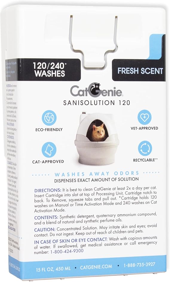 CatGenie SaniSolution Cartridge Fresh Scent