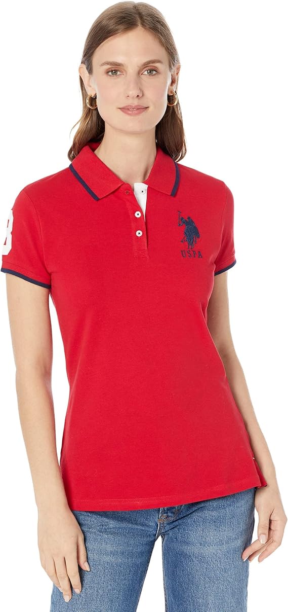 U.S. POLO ASSN. Triple Crown Polo Engine Red XL