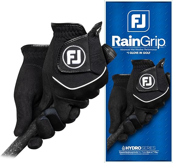 FootJoy Women's RainGrip Golf Glove, Pair