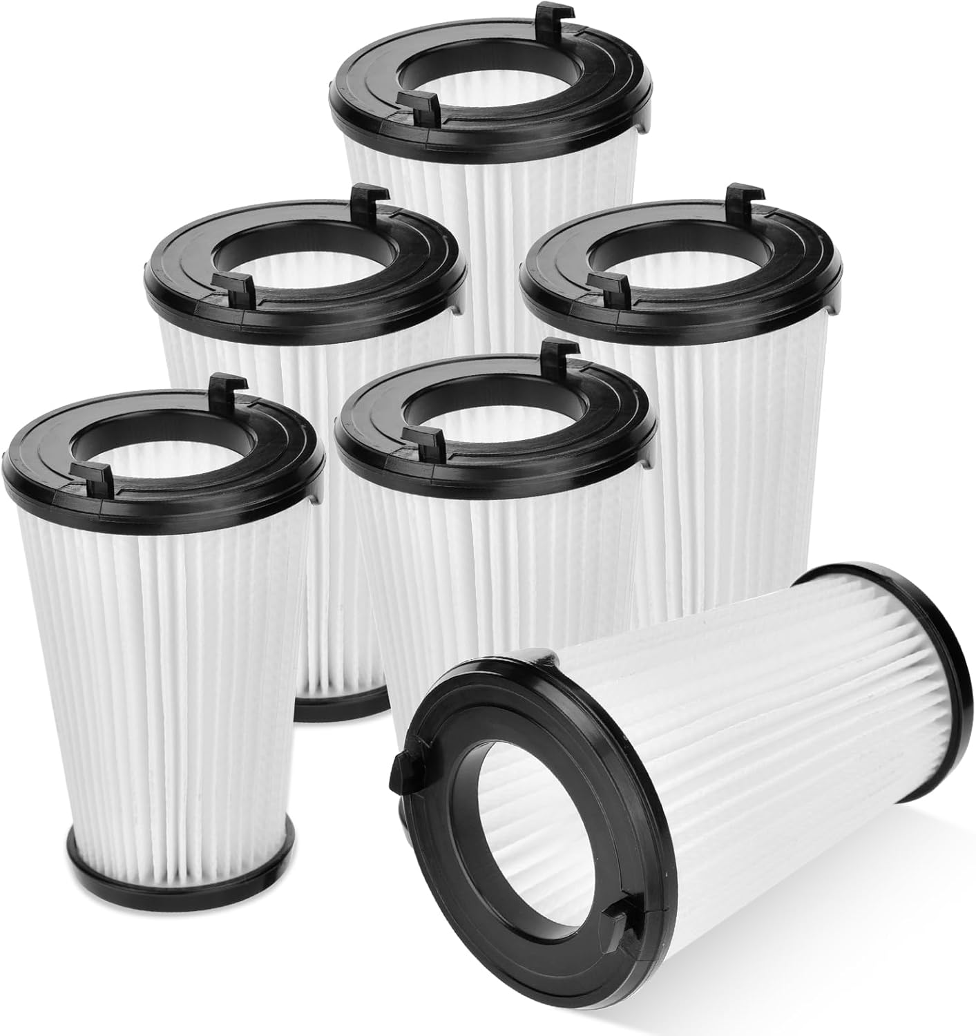 6 Pack VAF-1TM Filter Replacement for Electrolux Ergorapido Stick Vacuum Cleaner EHVS2510AW VS3510AR Standard＆Pet Version, Part # EL65522