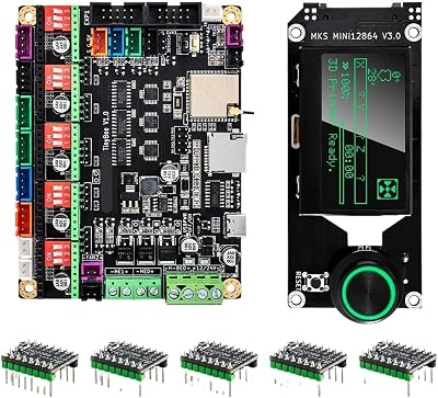 Compatible for Makerbase - 3D Printer MKS TinyBee Control Board ESP32 MCU TFT Screen WiFi Web ControlSuit 4