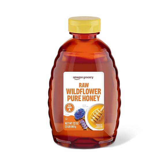 Amazon Grocery, Raw Wildflower Honey, 2 Lb