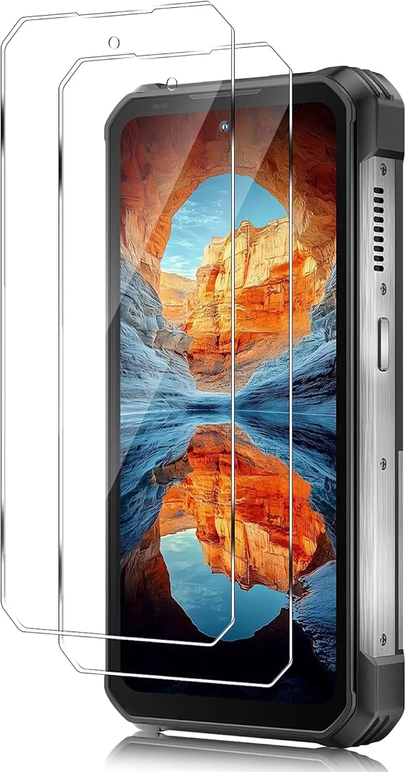Screen Protector for Oukitel WP100 Titanium for Tempered Glass, Anti-Scratch Protective Glass Film, 9H Hardness, Ultra Clear Screen Protector [Pack of 2]